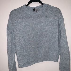 blue sweater